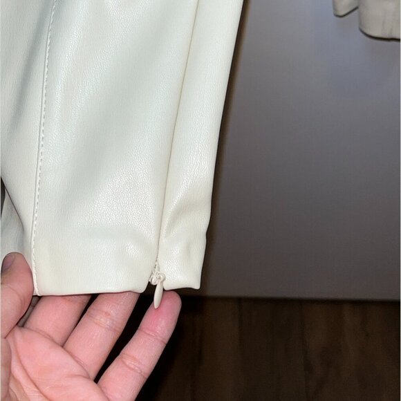 Zara Beige High-Waisted Leggings - Picture 5 of 13
